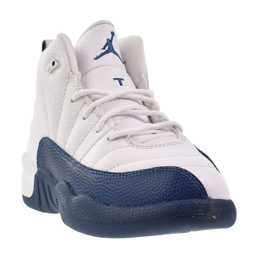 Jordan 12 Retro (PS) Little Kids' Shoes White/French Blue 151186-114