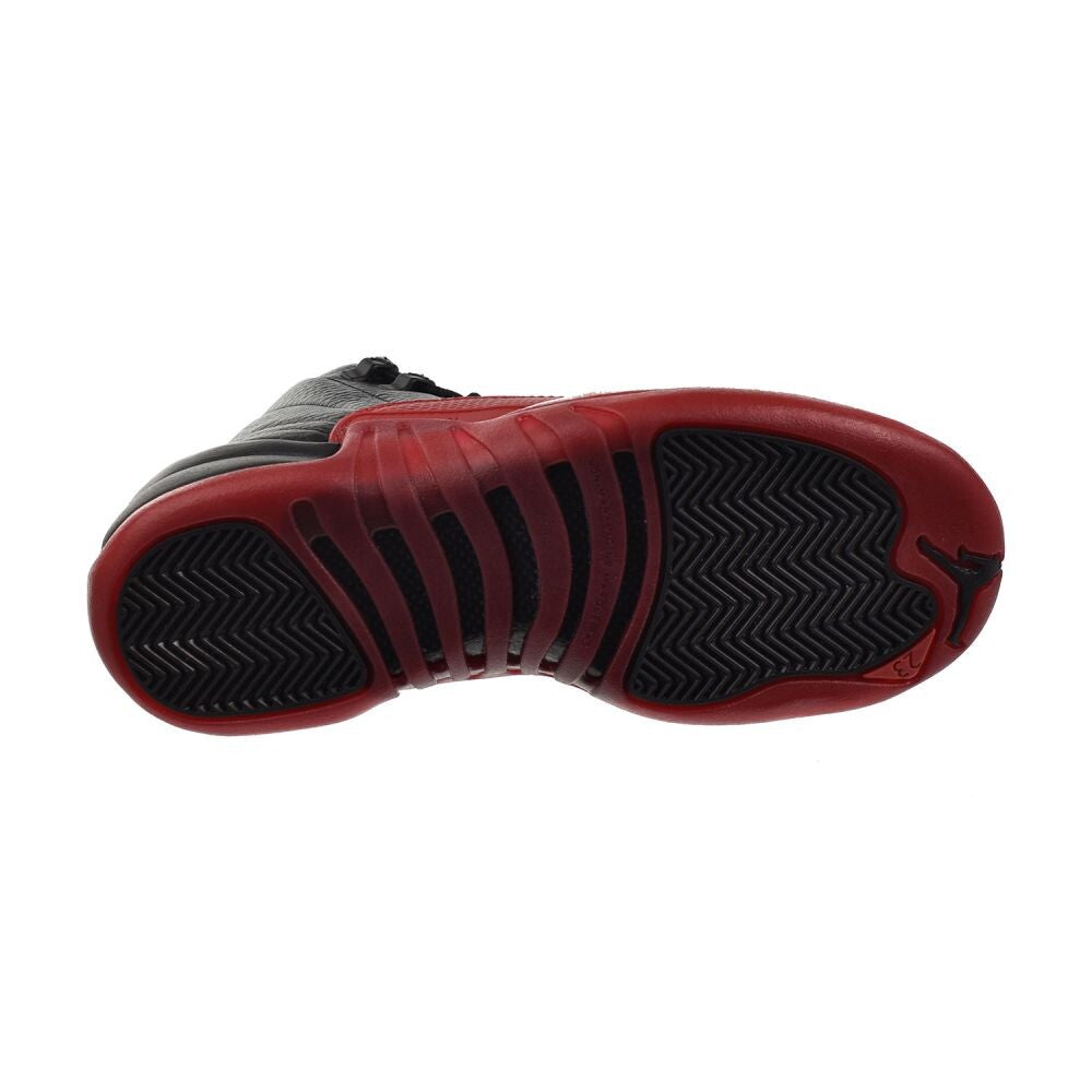 Jordan 12 Retro 'Flu Game' (GS) Big Kids' Shoes Black/Red 153265-002