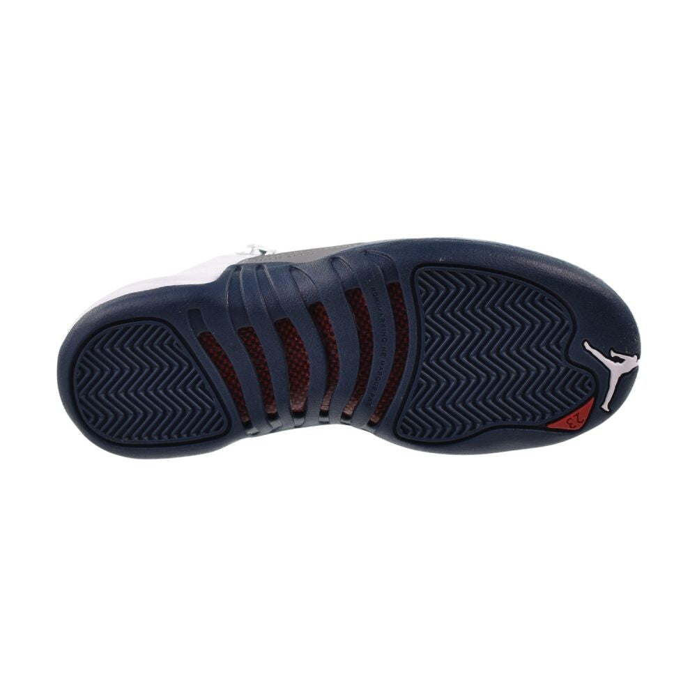 Jordan 12 Retro (GS) Big Kids' Shoes White/French Blue 153265-114
