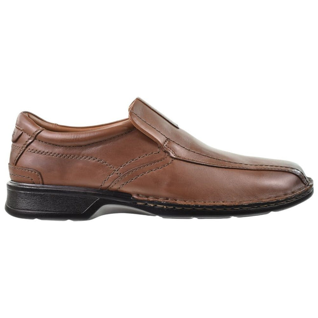 Clarks Escalade Step (Wide) Men's Shoes Brown Leather 26113919-W