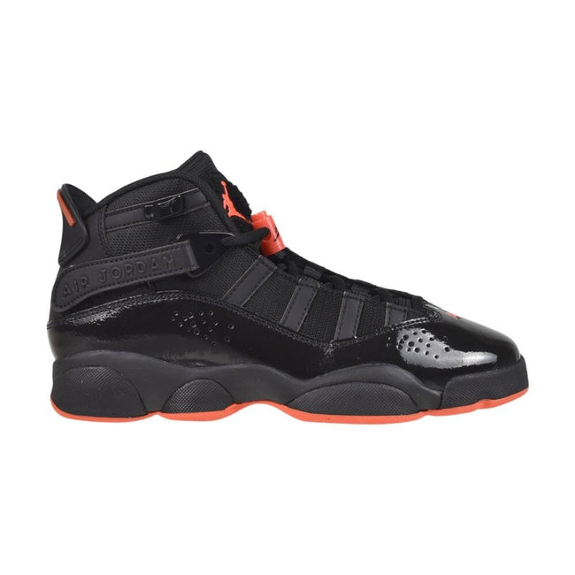 Jordan 6 Rings (GS) Big Kids' Shoes Black/Infrared 23-Black 323419-066
