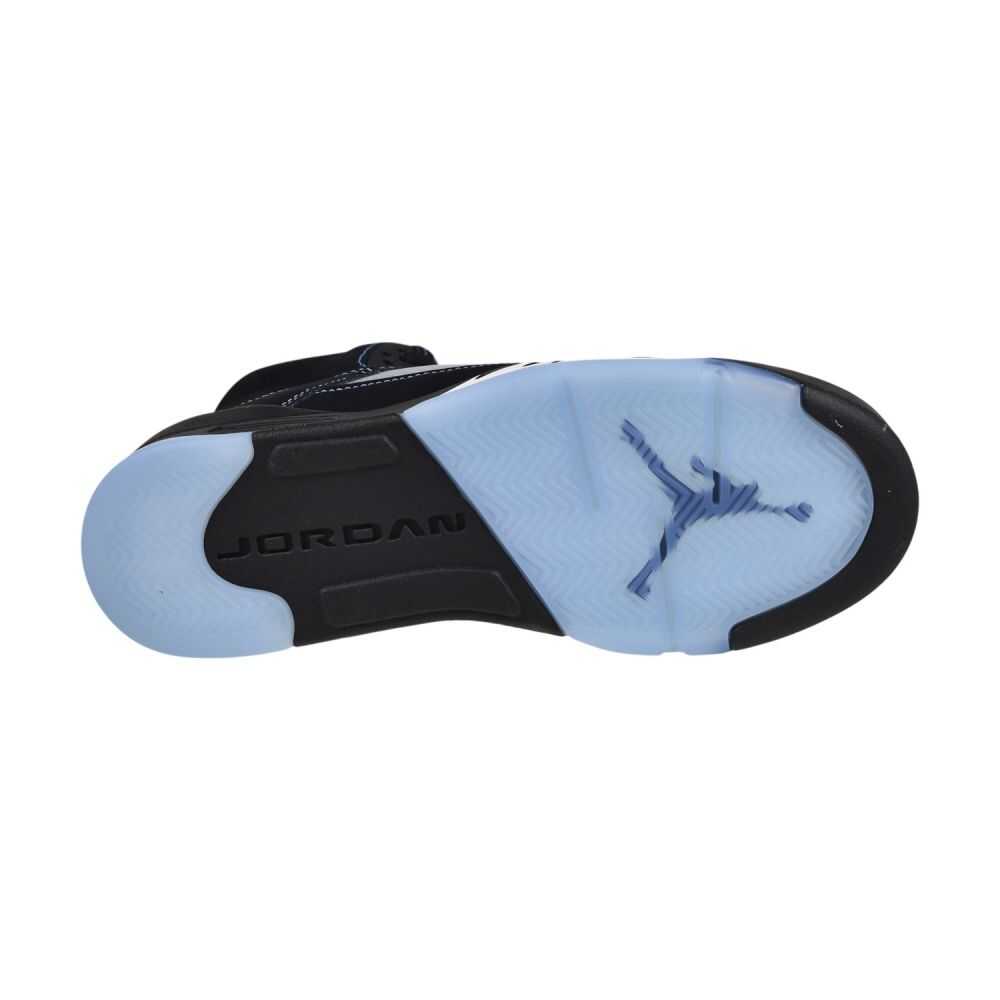 Air Jordan 5 Retro (GS) Big Kids' Shoes Black/University Blue 440888-008
