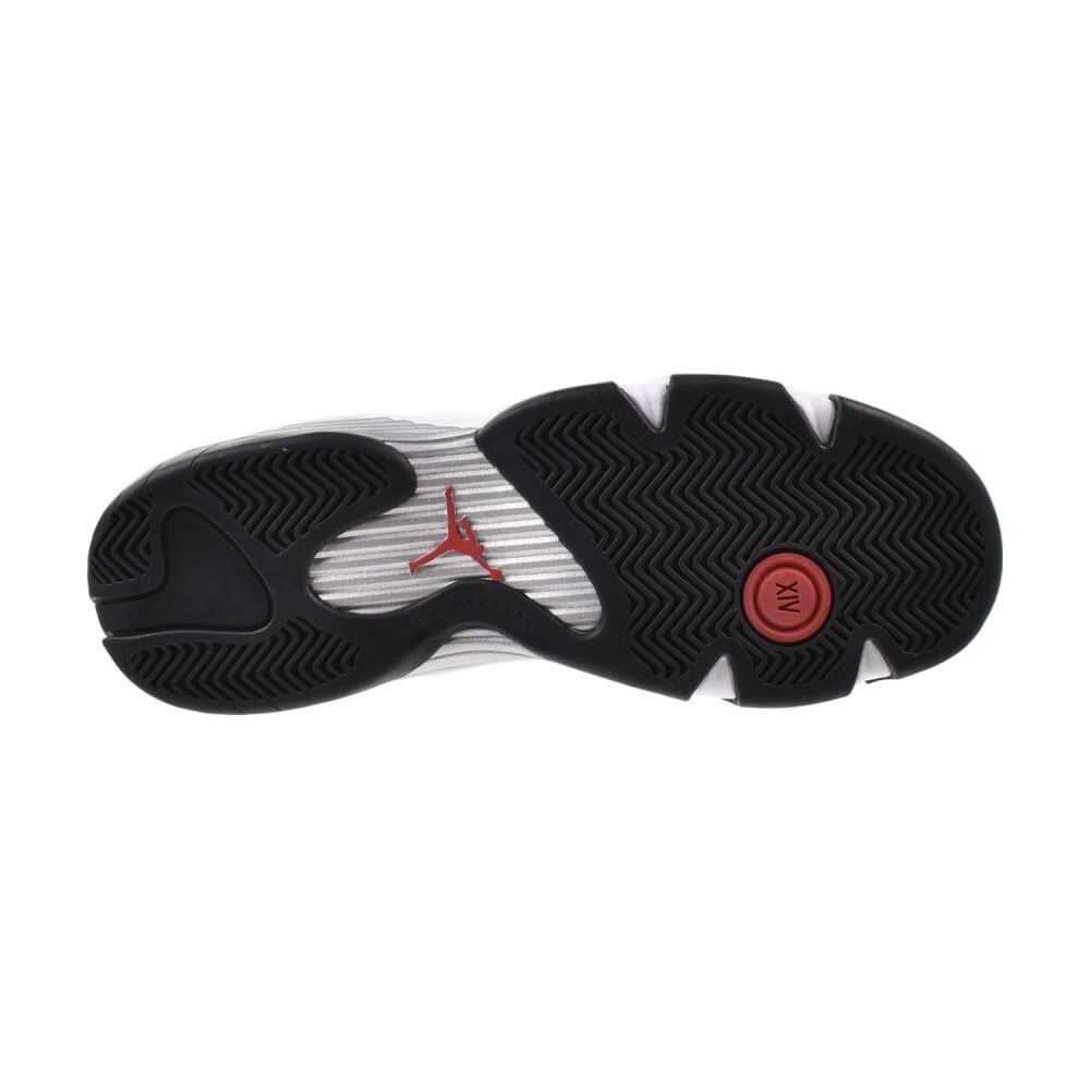 Air Jordan 14 Retro (GS) Big Kids Shoes White/Varsity Red-Black 487524-160