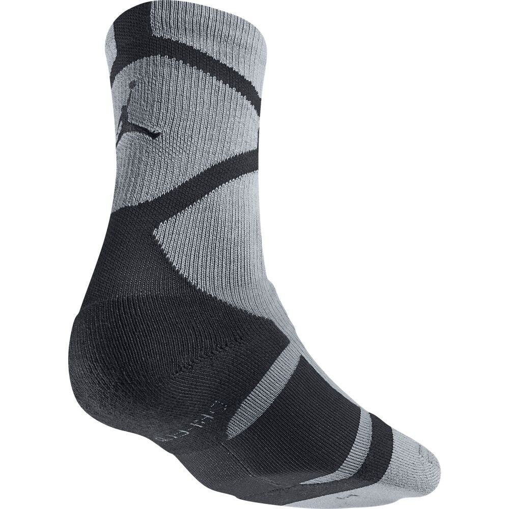 Air Jordan Jumpman Dri-Fit Crew Men's Socks Grey/Black 589042-065