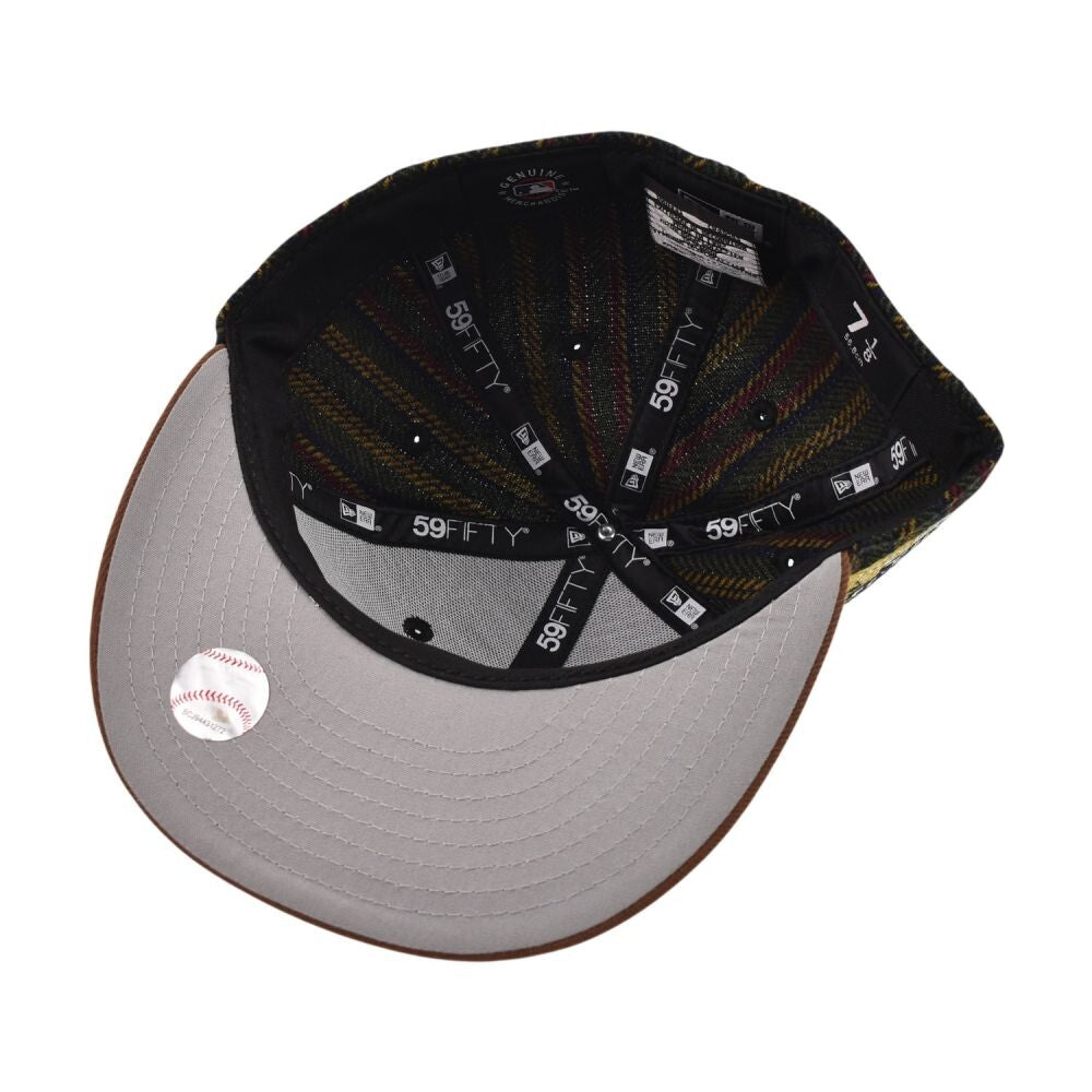 New Era NY Mets Vintage 59Fifty Men's Fitted Hat Brown Herringbone 60586699