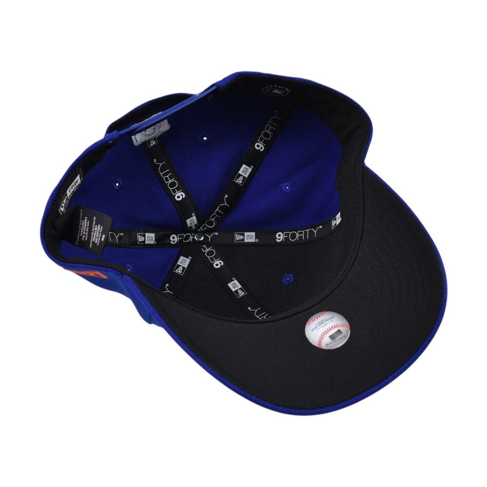 New Era NY Mets M-Crown 9Forty Men's Snapback Hat Blue/Orange 60646767