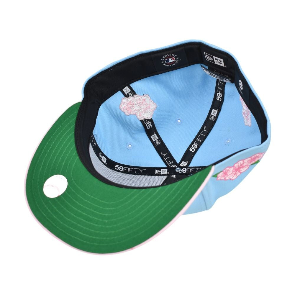 New Era NY Yankees Bayahibe Flower Men's Fitted Hat Sky Blue/Pink 60768754