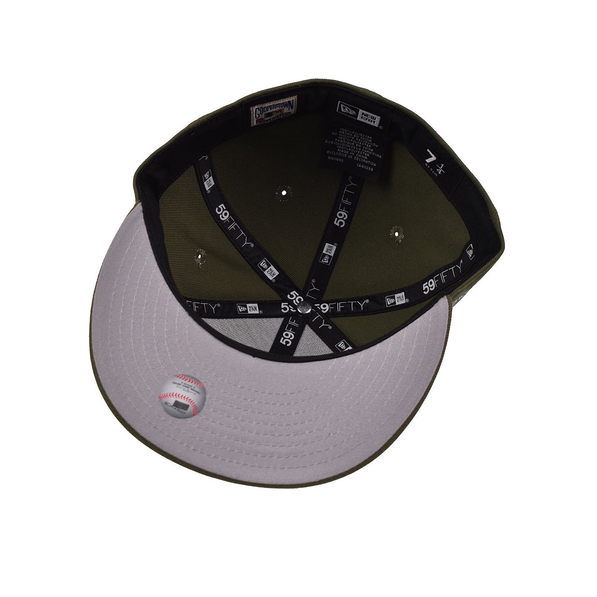 New Era MLB New York Yankees Stadium 59Fifty Men's Fitted Hat New Olive
