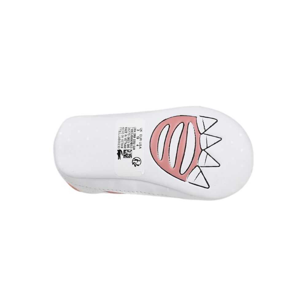 Lacoste L004 Crib Toddlers' Shoes White/Pink 746cub0001-b53