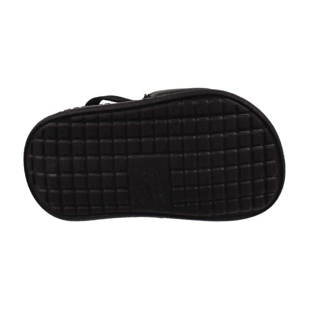 Lacoste Serve 1.0 Toddlers' Sandals Black/White 747cui0002-312