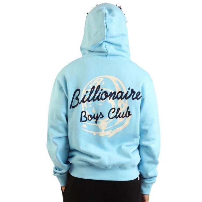 Billionaire Boys Club Zip Helmet Men's Hoodie Baltic Sea 851-9311-bs