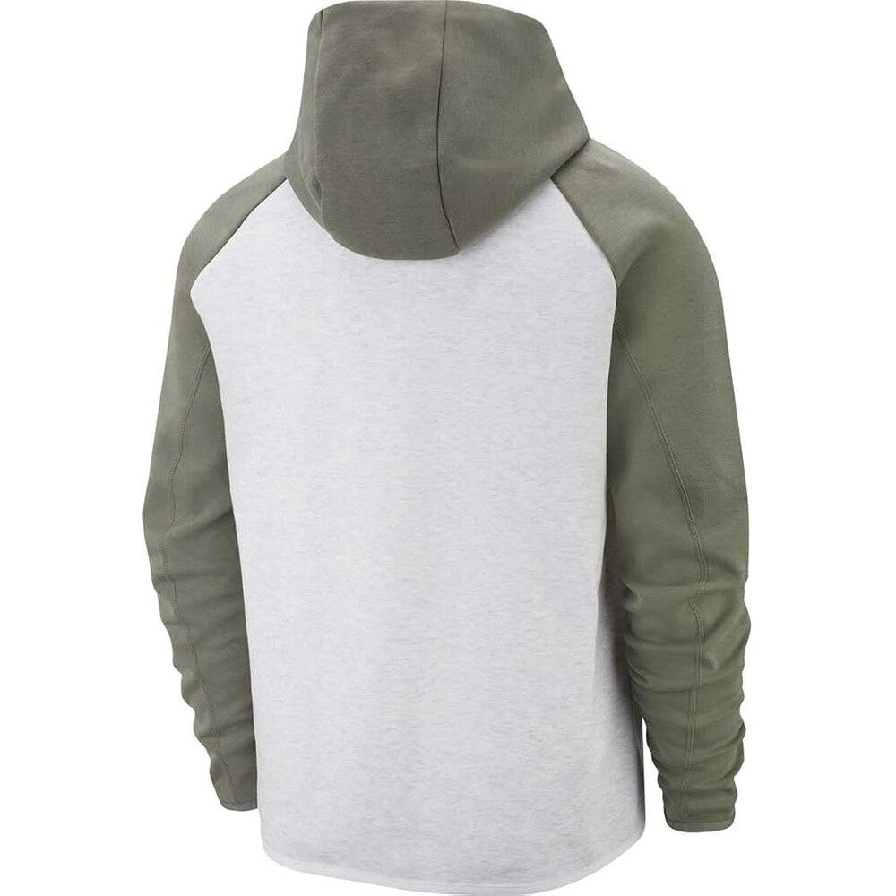 Nike Sportswear Tech Fleece Full Zip Men's Hoodie White/Green 928483-053
