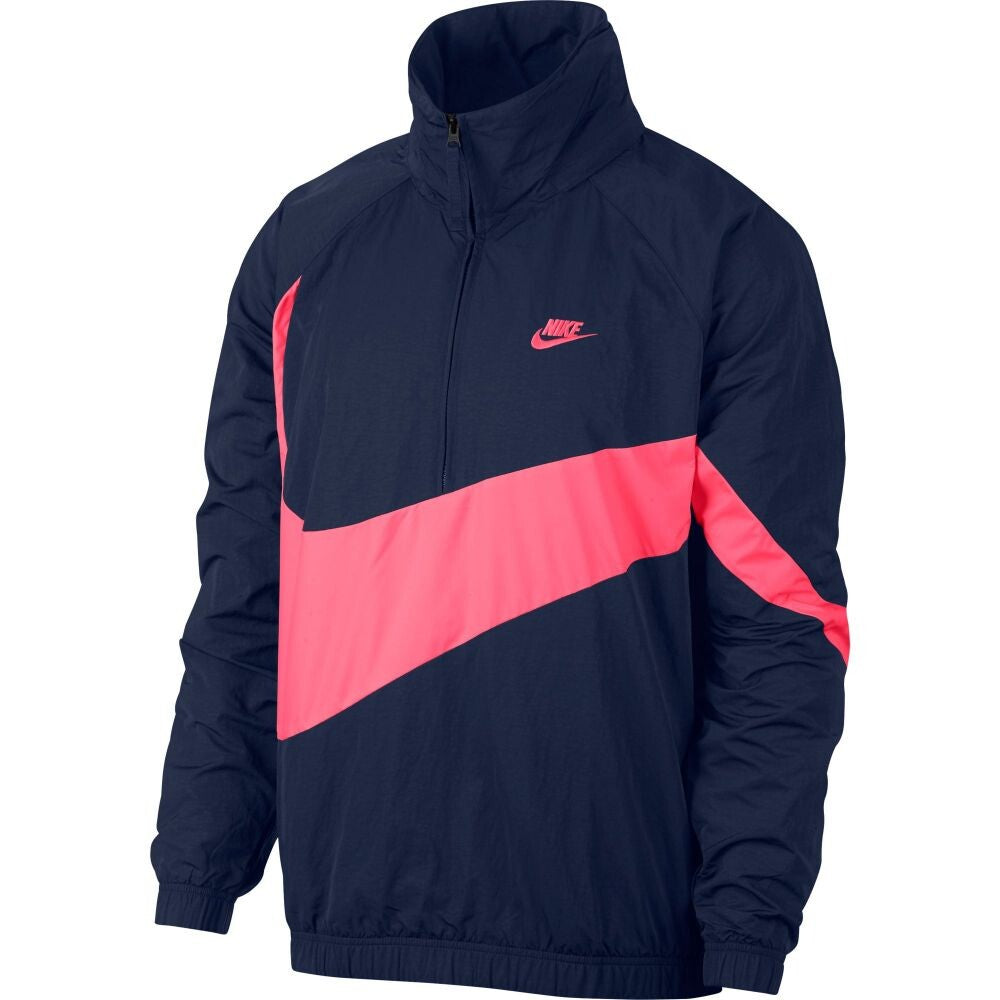blue pink nike windbreaker