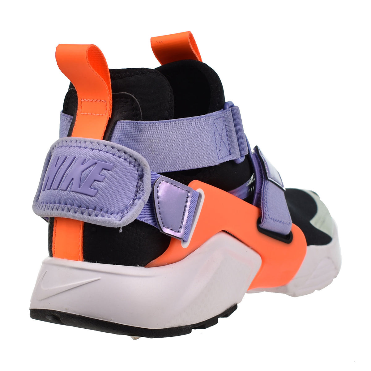 Nike air shops huarache run mid kids orange