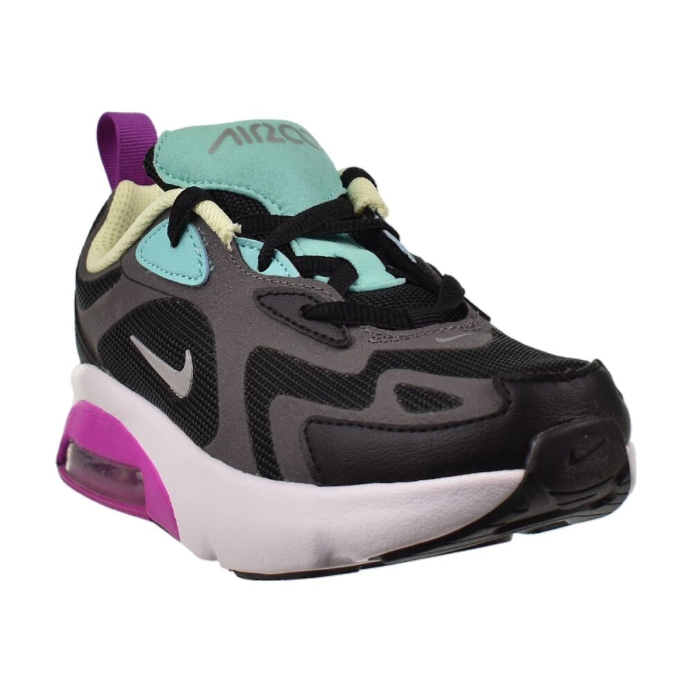 black and purple air max 200