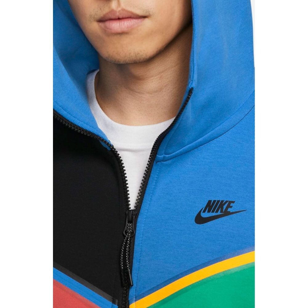 Nike Fleece Full-Zip Men's Hoodie Dark Grey Heather/Black cu4489-015