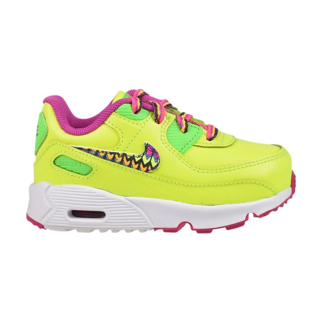 Nike Air Max 90 LTR (TD) Toddlers' Shoes Volt/Multi-Color-Pink cw5798-700