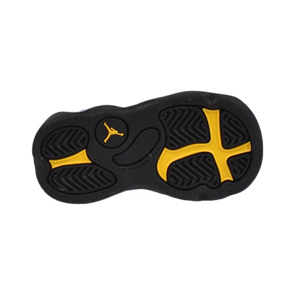 Jordan 13 Retro Toddlers' Shoes White/Yellow/Blue/Grey dj3004-170