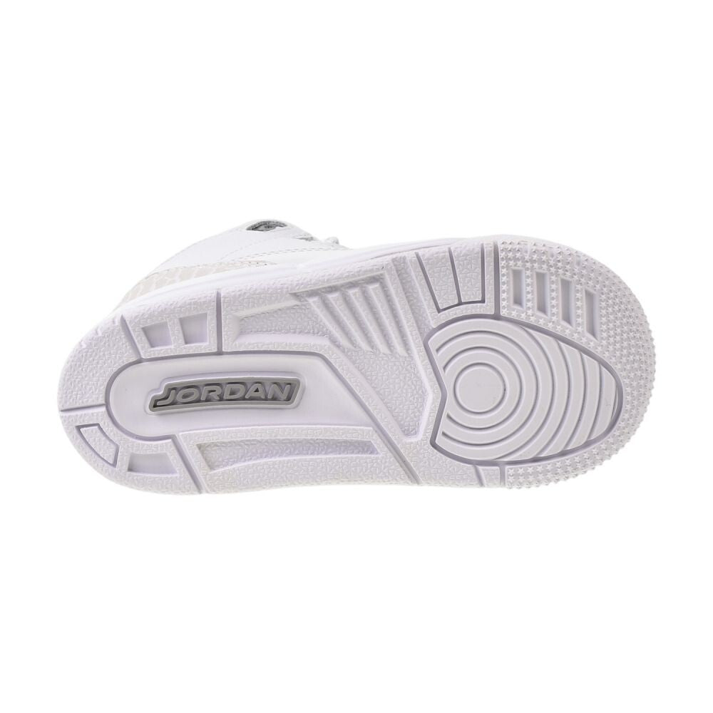 Jordan 3 Retro (TD) "Pure Money" Toddlers' Shoes White/Silver dm0968-111