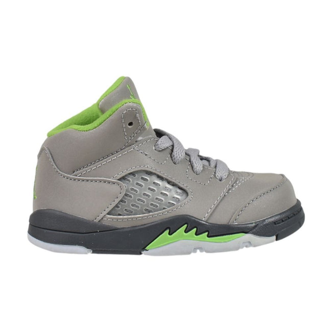 Jordan 5 Retro (TD) Toddlers' Shoes Silver/Green Bean dq3736-003