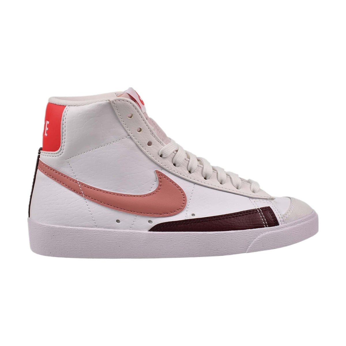 nike blazer trainers in white and red