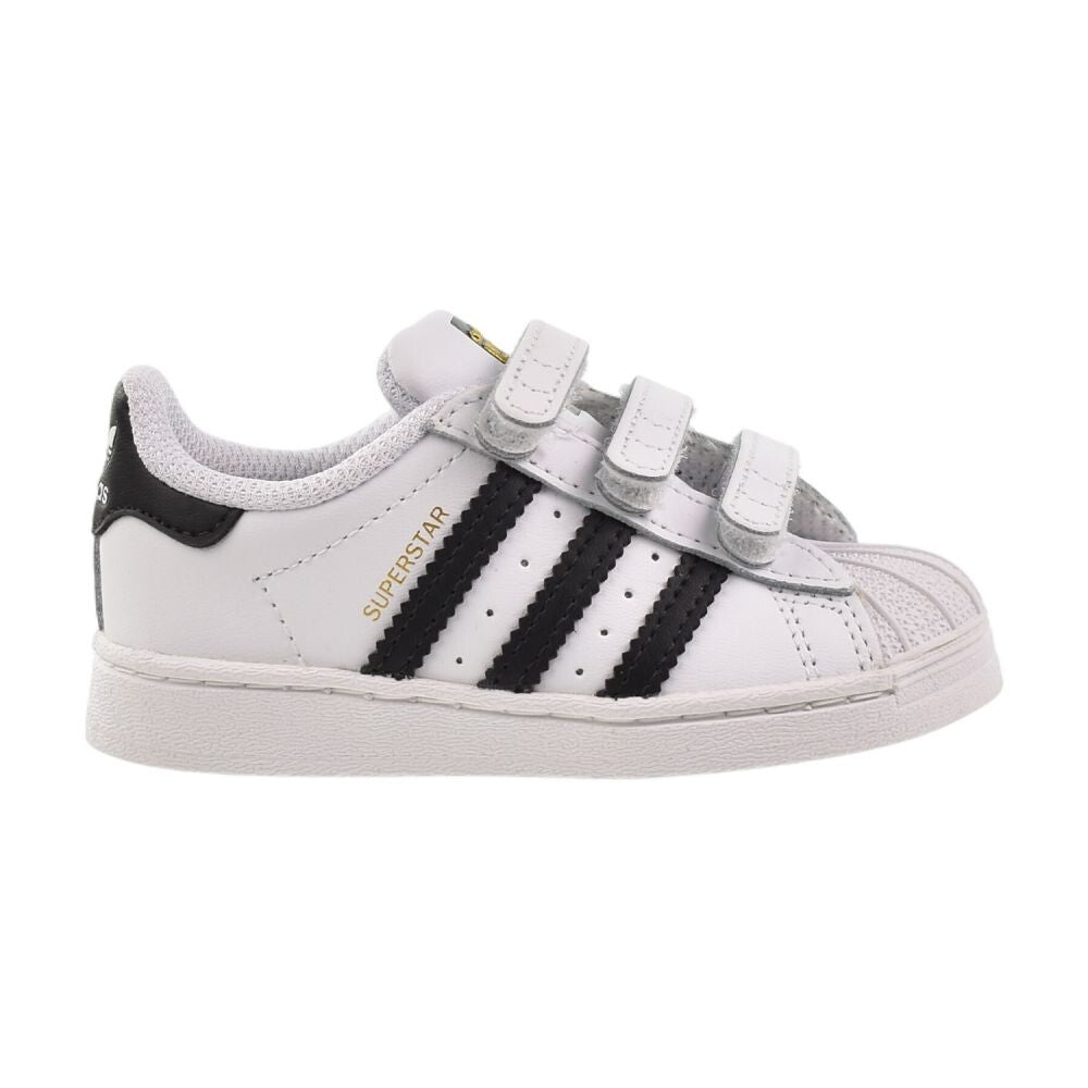 adidas Toddlers' Originals Superstar Shoes: White-Black