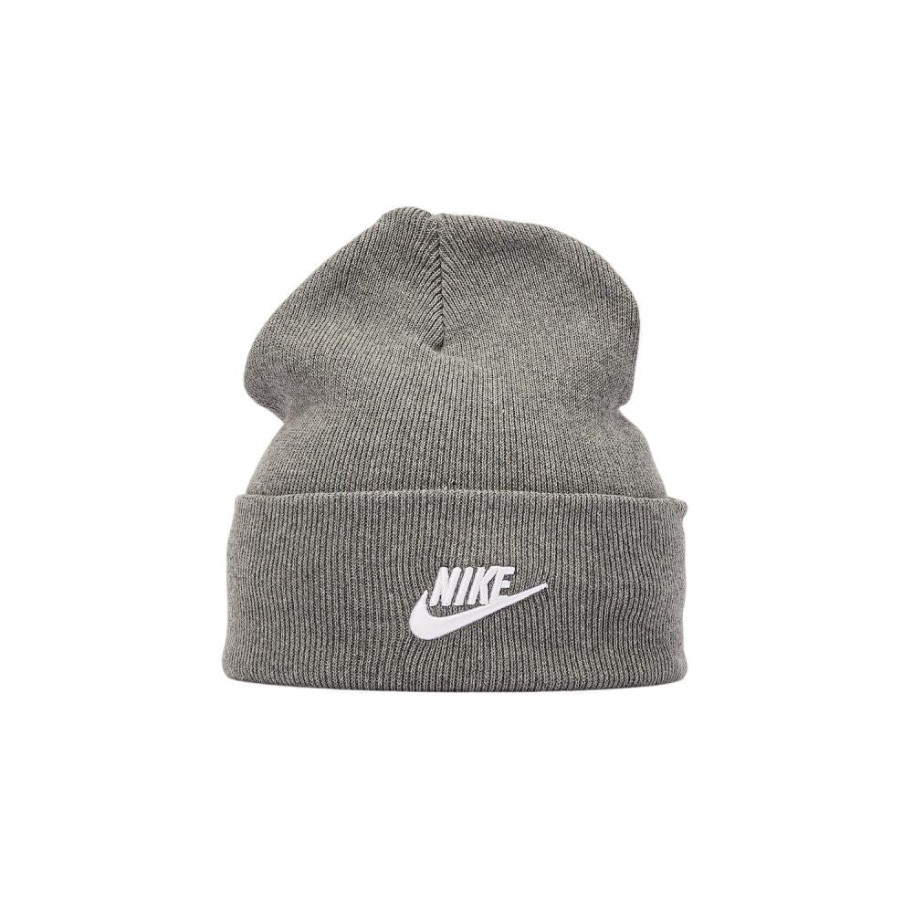 Nike Peak Futura Men's Beanie Hat Gray/White fb6528-091