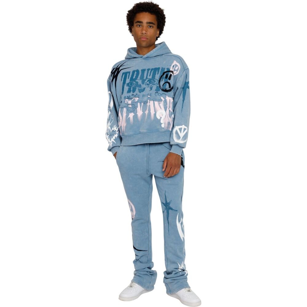 Smoke Rise Truth Men's Sweatpants Blue Shadow fp26f558-blueshadow