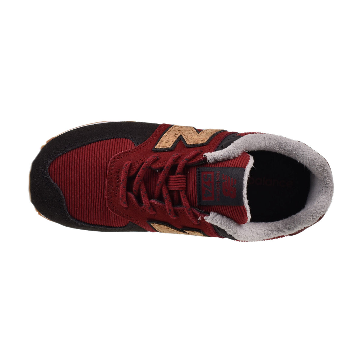 New Balance 574 Big Kid's Shoes Red-Black
