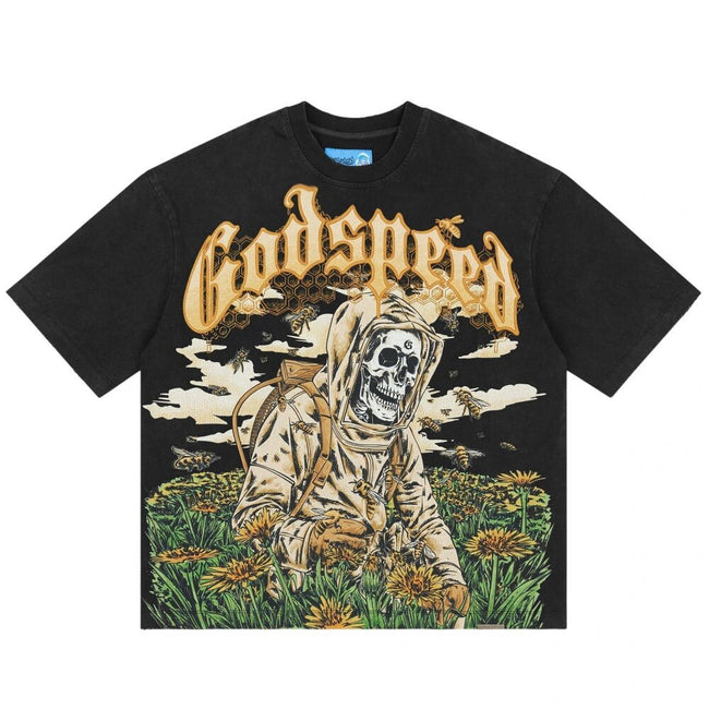 Godspeed Save The Bees II Men's T-Shirt Black gdspd47-bk