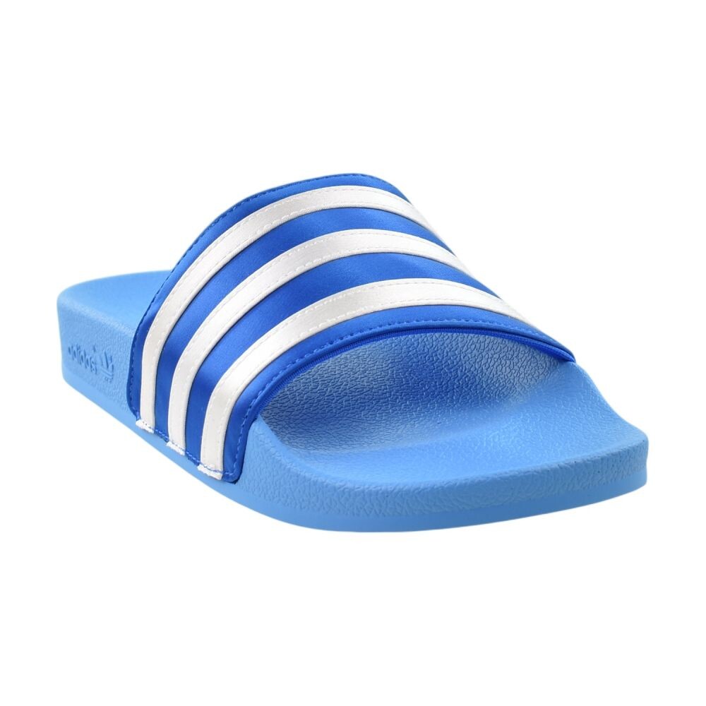 adidas gazelle silver green womens adidas Women's Blue Adilette Slide Sandals