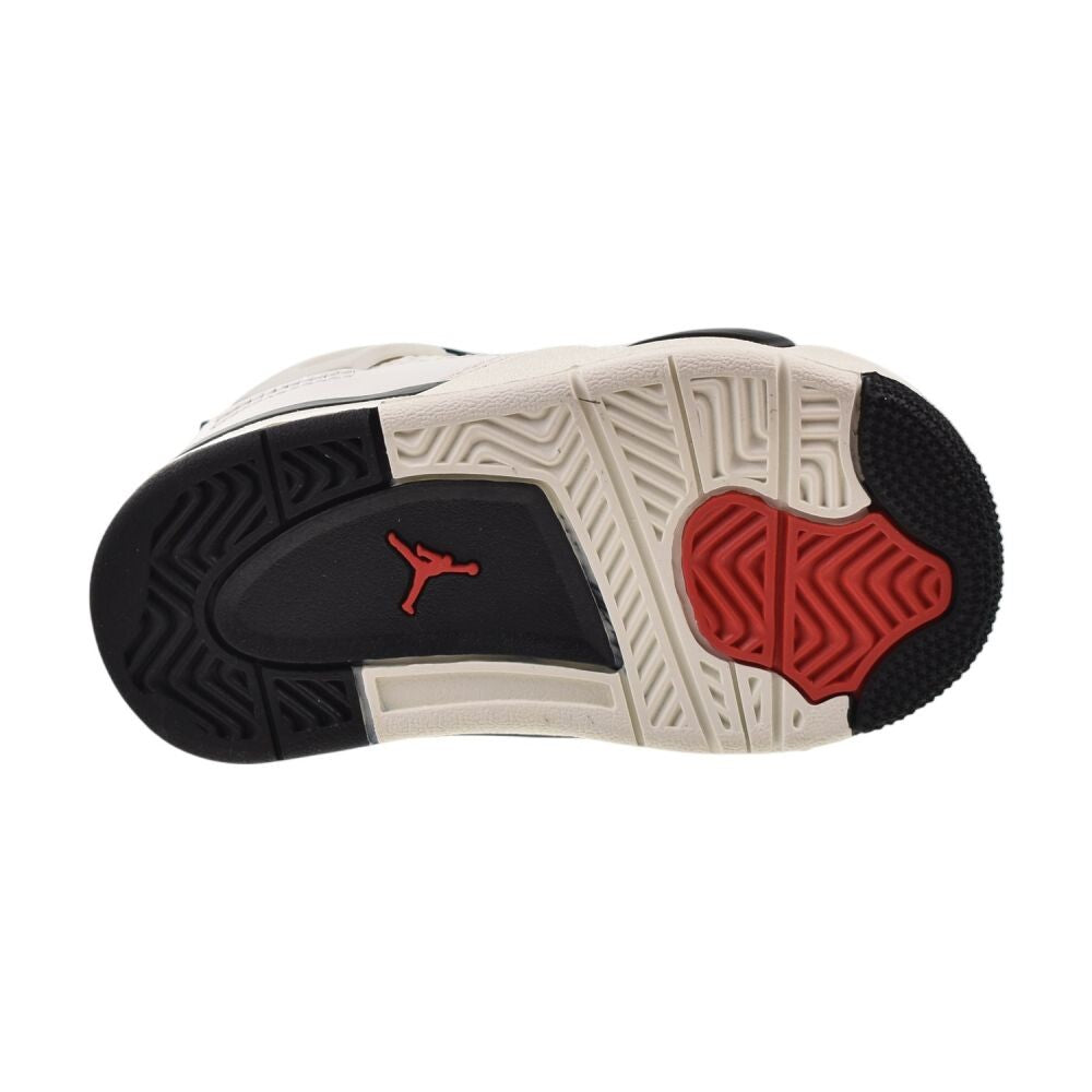 Jordan 4 Retro OG (TD) "Flight Club" Toddler Shoes Sail/Black im4027-100