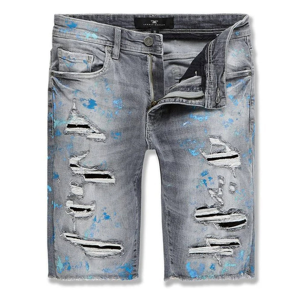 Jordan Craig Big Men's Shorts Blue Wave