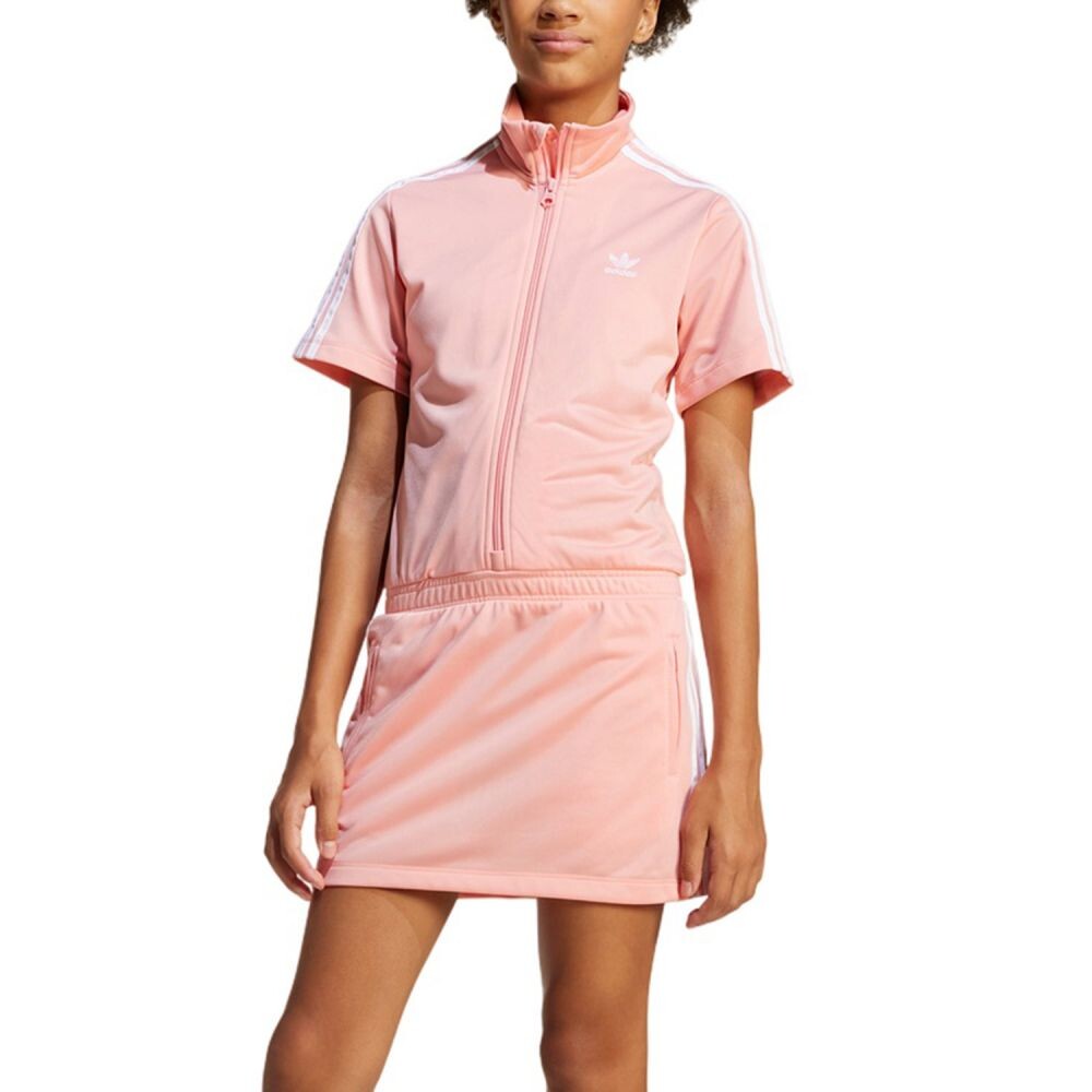 adidas Girls' Firebird Dress, Large, Semi Pink Spark