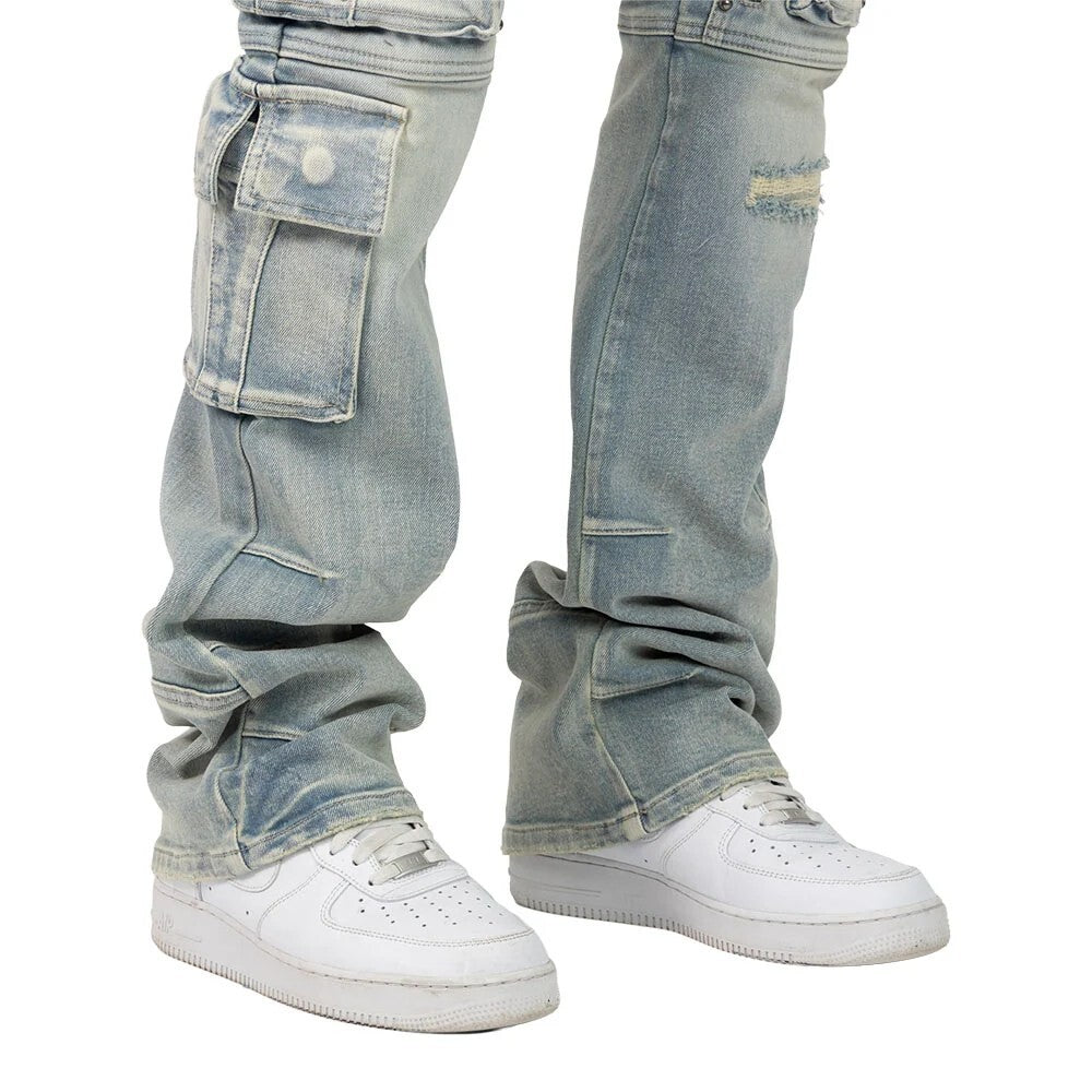Smoke Rise Utility Men's Jeans Baltic Blue jp26s443-bb