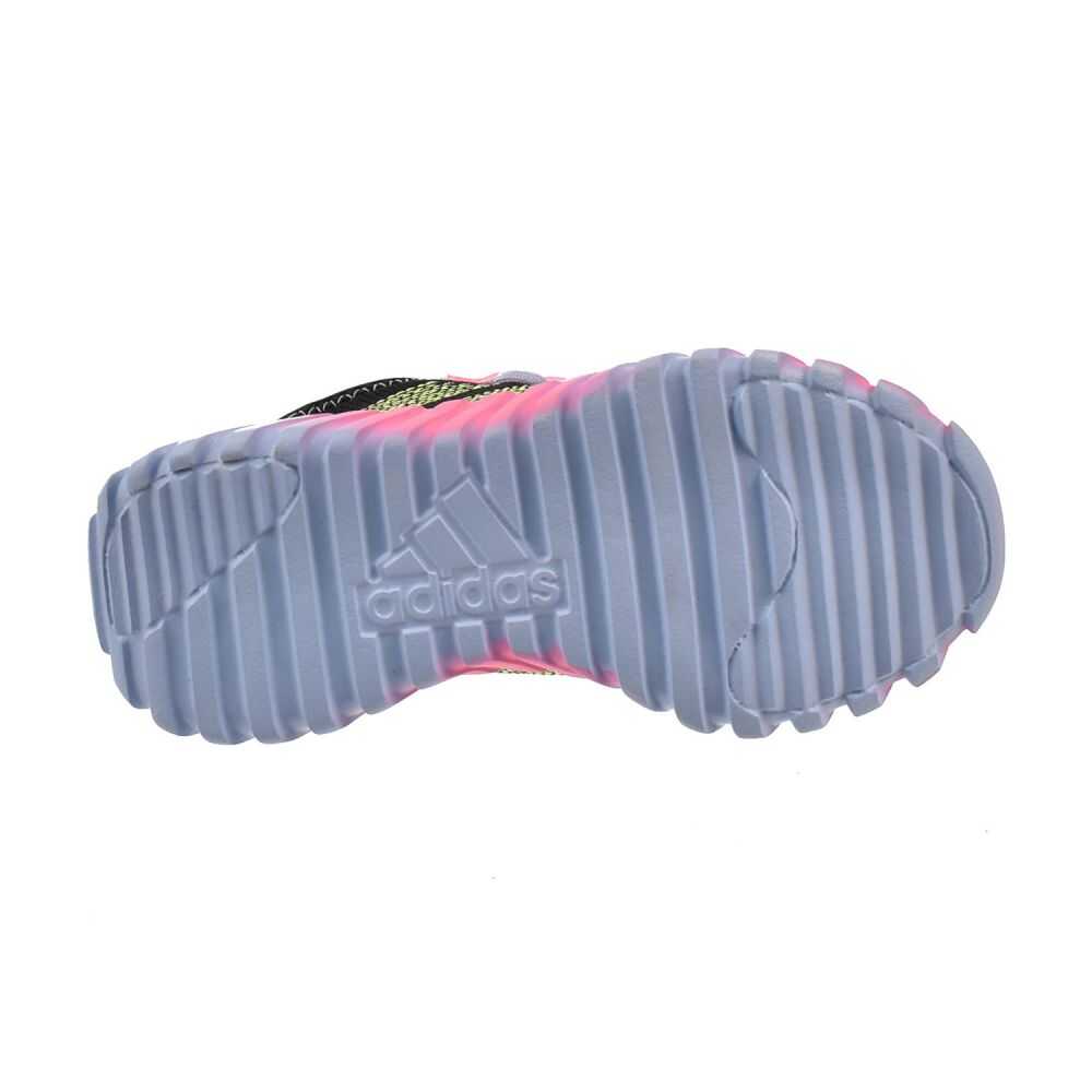 Adidas Kaptir Flow K Kids' Shoes Core Black/Hi-ResYellow jq7348