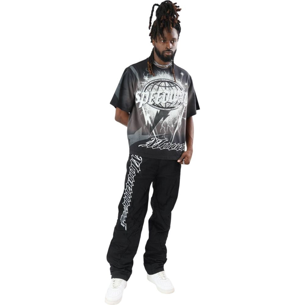 Smoke Rise Speedway SS Men's T-Shirt Black kt26f554-1xz