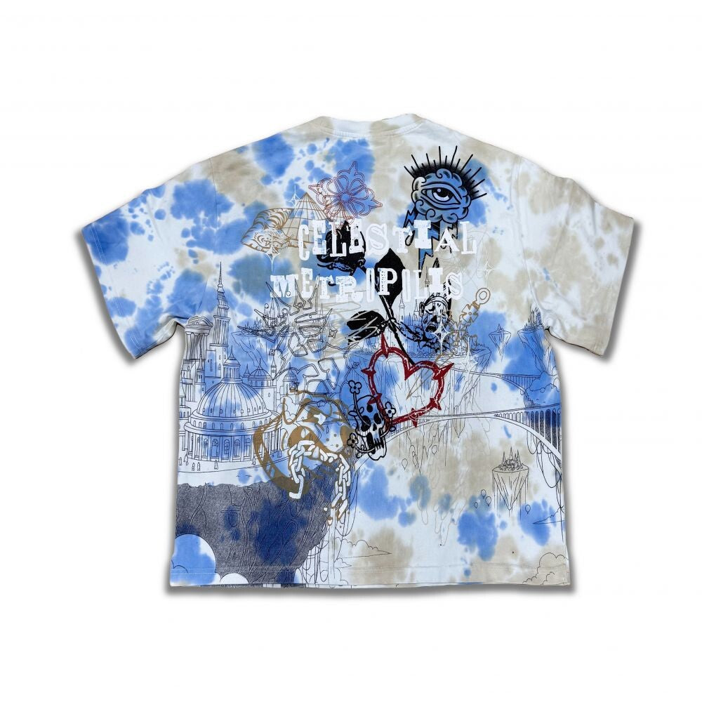 Smoke Rise City of Dreams Graphic Men's T-Shirt Riverside kt26s600-riverside