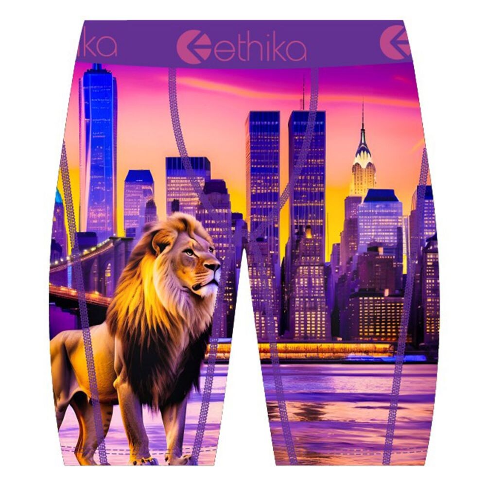 Ethika Kingz Jungle Men's Boxers Purple/Sunset mhoaak2509-ast