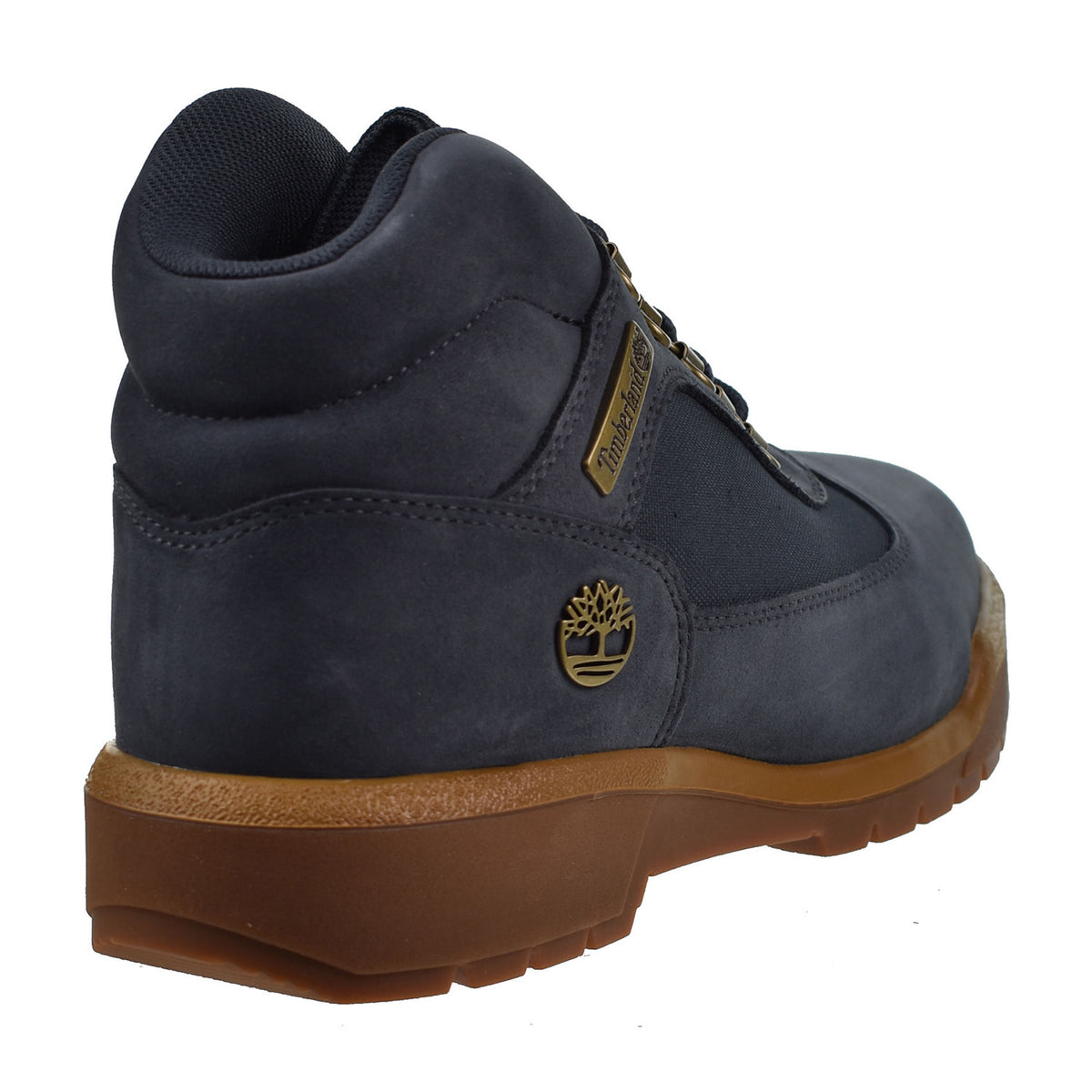 Navy blue timberland field deals boots