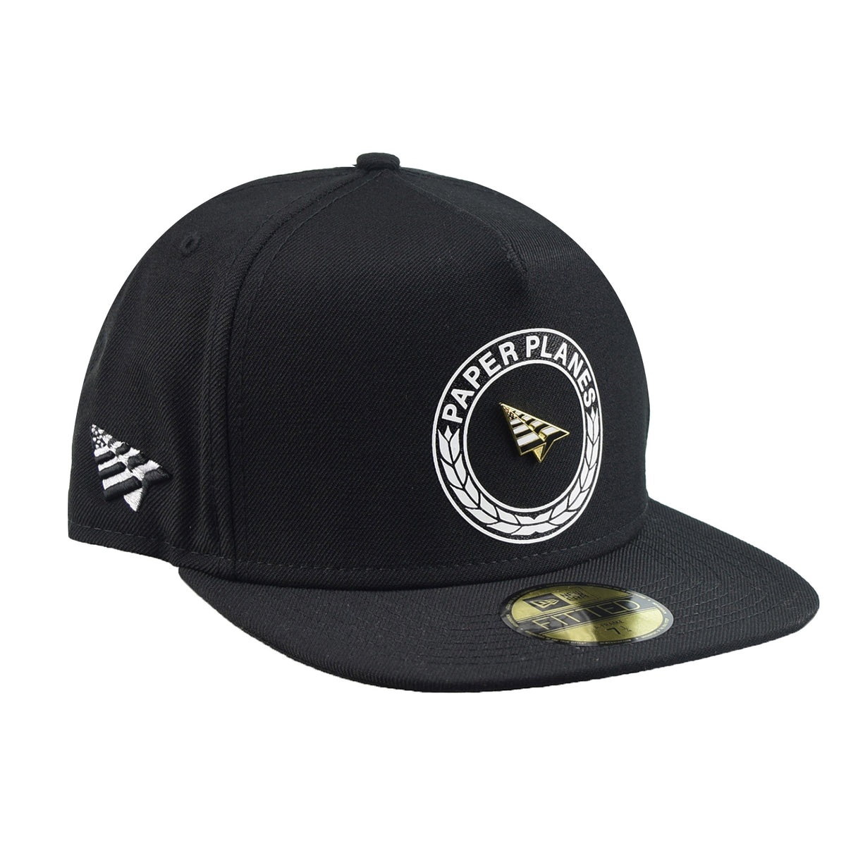 Men's Indianapolis Colts New Era x Paper Planes Black 59FIFTY Fitted Hat