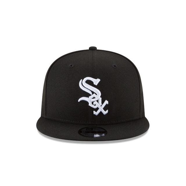New Era Chicago White Sox Basic 9Fifty Snapback Men's Hat Black