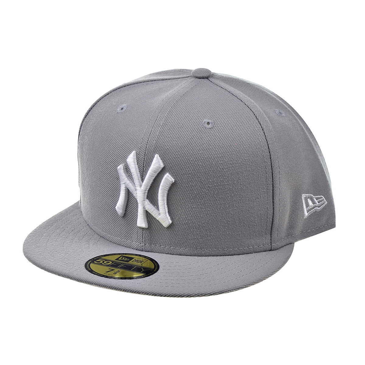 New York Yankees TEAM-BASIC Lime-White Fitted Hat by New Era