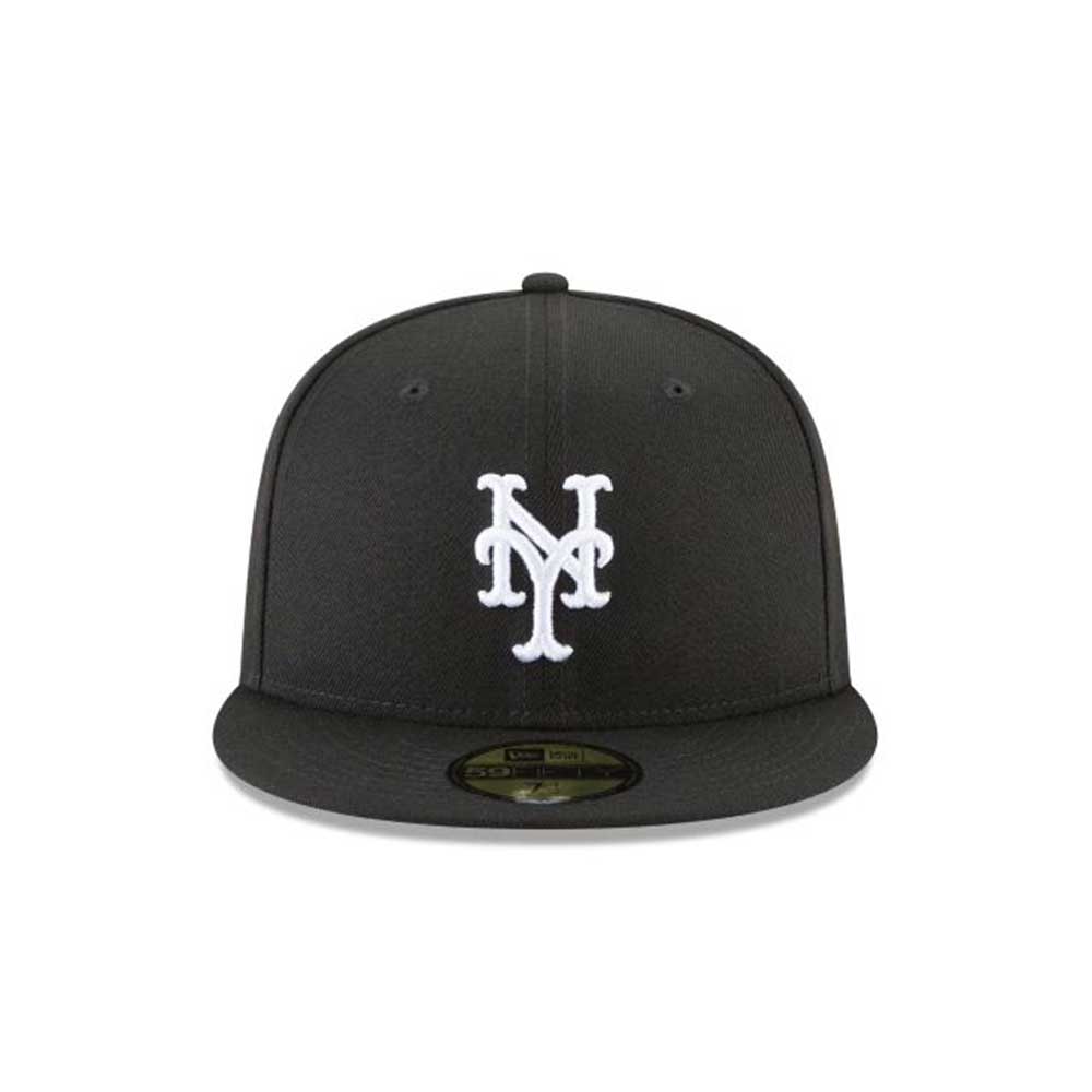 black mets hat
