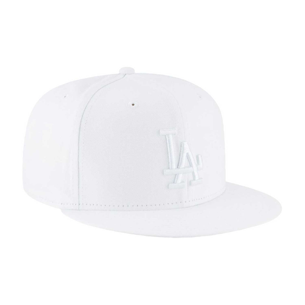 New Era Los Angeles Dodgers White Primary Logo Basic 59FIFTY Fitted Hat