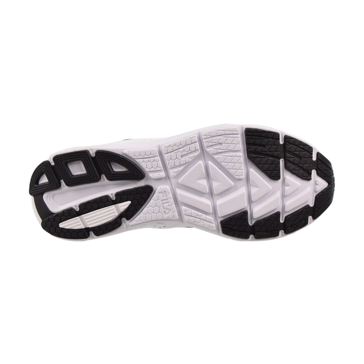 Fila Trigate Men's Shoes Black-White-Metallic Silver