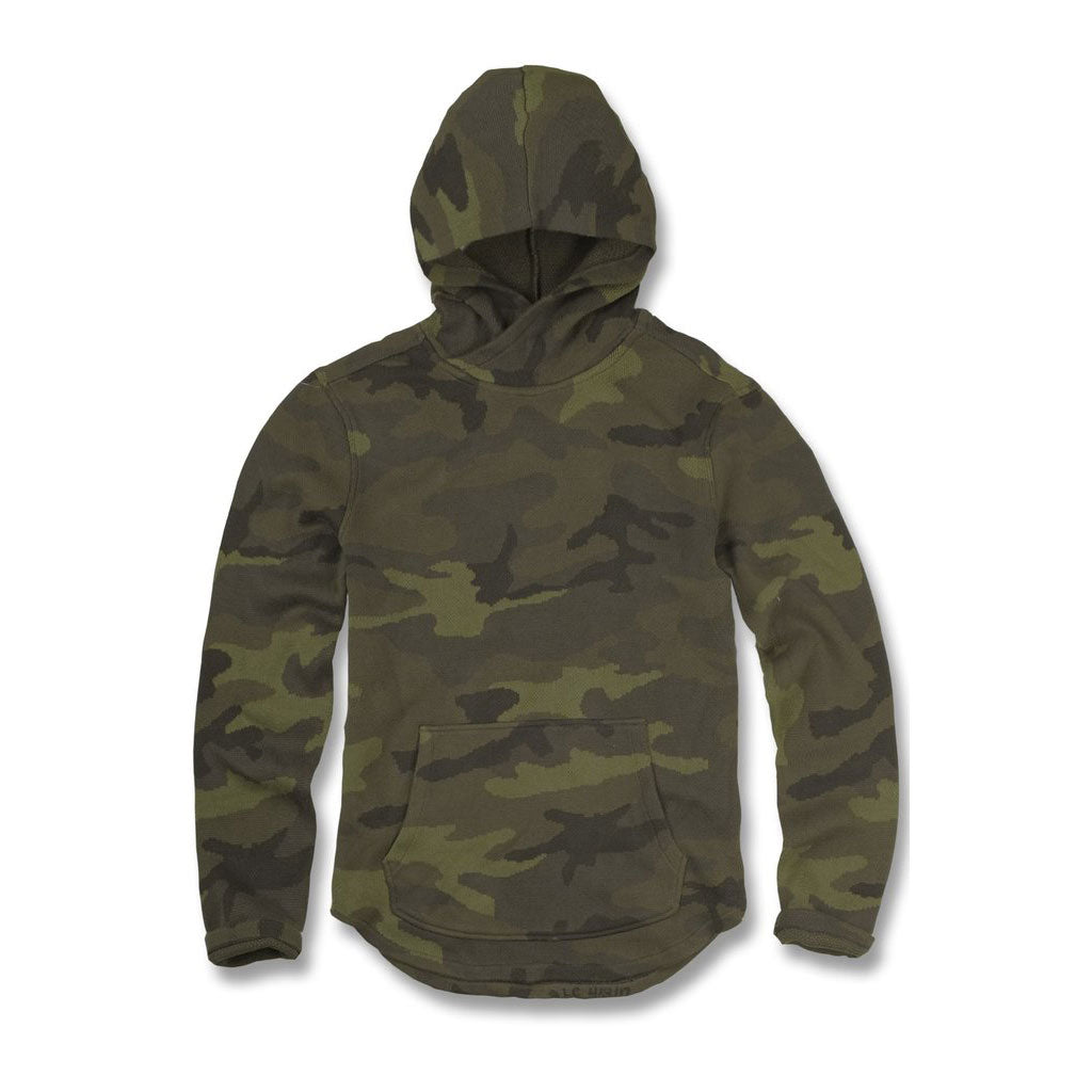 Jordan Craig Intarsia Camo Men's Longsleeve Sweater Army Green