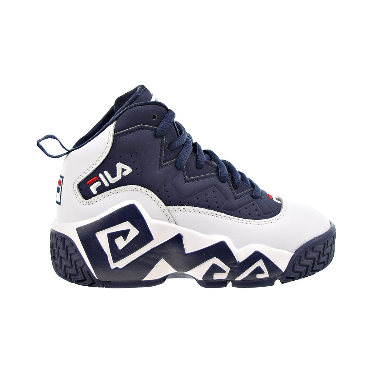 MB Little Kids' Shoes White-Navy-Red