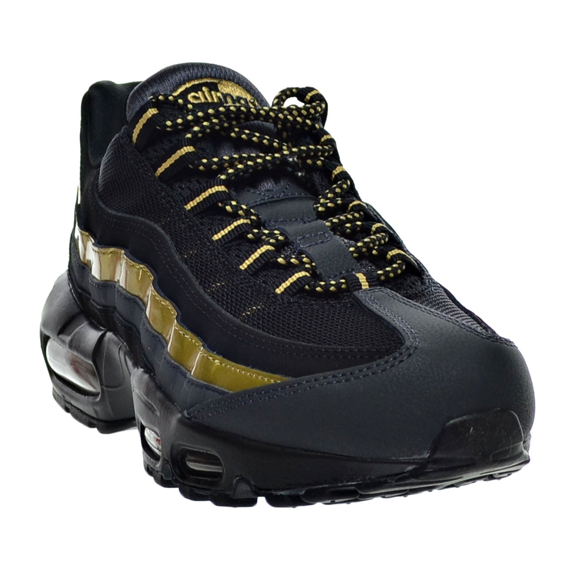 Nike Air Max 95 black popular metallic gold