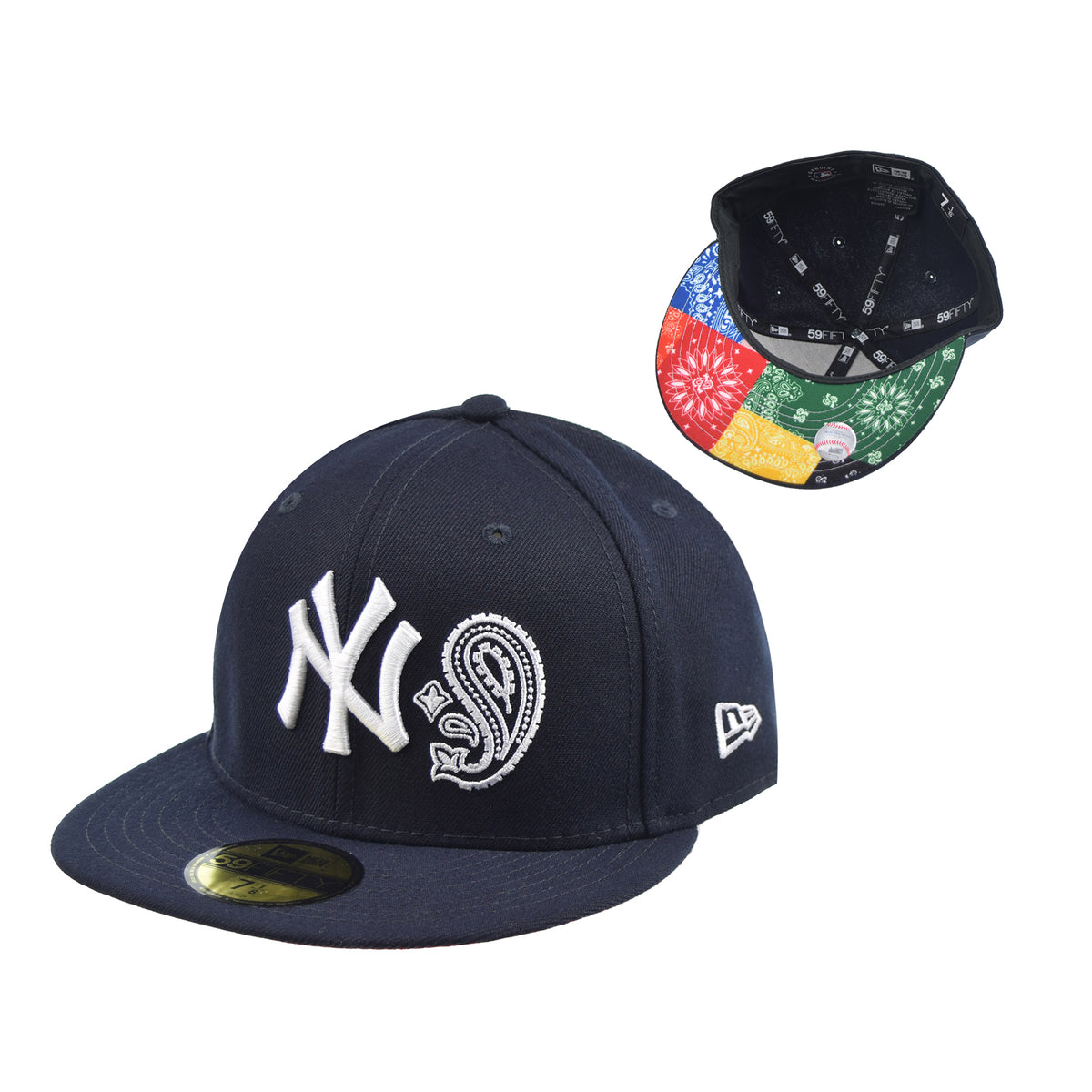 New Era NY Yankees Cap In Black/white - FREE* Shipping & Easy